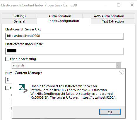 Config Elasticsearch with X-pack authentication from Content Manager ...