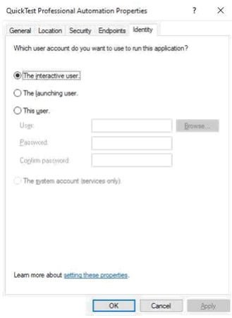 Configure DCOM setting manually