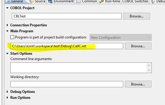 How to setup C and COBOL (Calling C module) projects in Visual COBOL ...