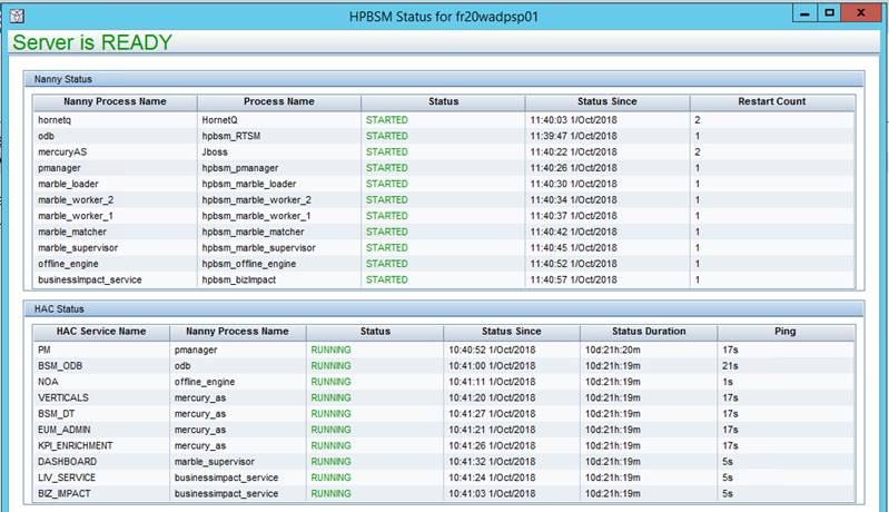 APM – how to test HA setup