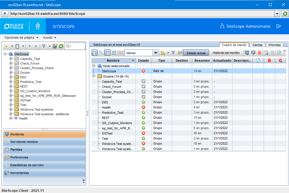 SiteScope Local Client - how to change the language used in the ...