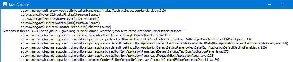 APM Local Client - how to debug Java issues