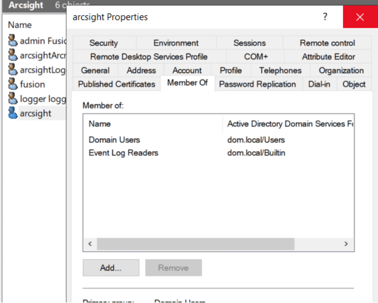 Smart connector On Windows with arcsight User