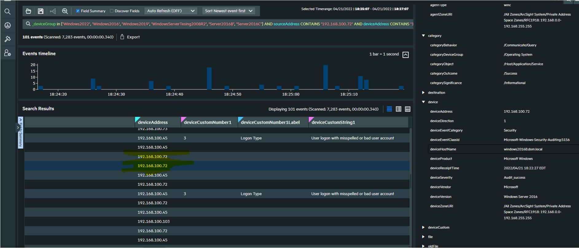 Smart connector On Windows with arcsight User