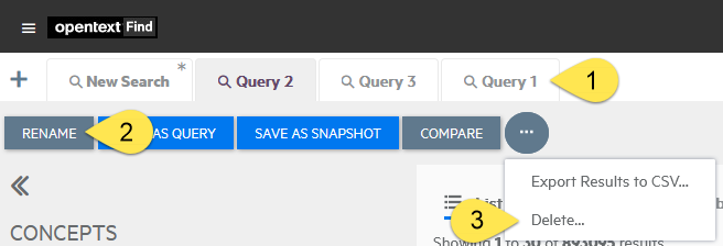 Using and Searching the Knowledge Base