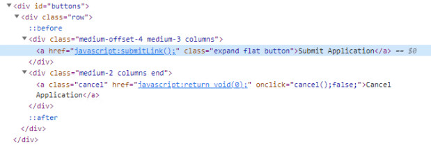 UFT does not click on a JavaScript link