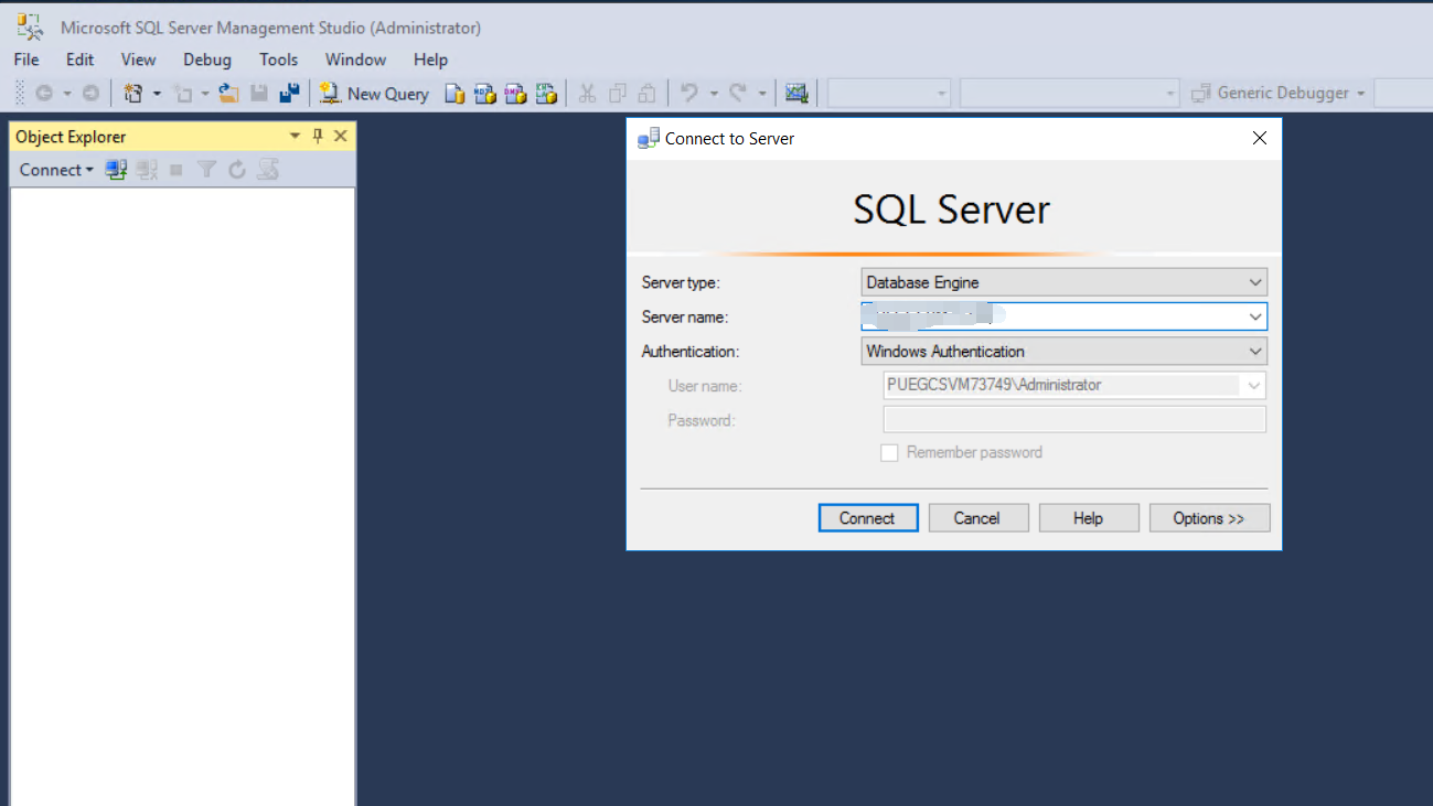 How to restore the Network Automation database when product is using MS ...