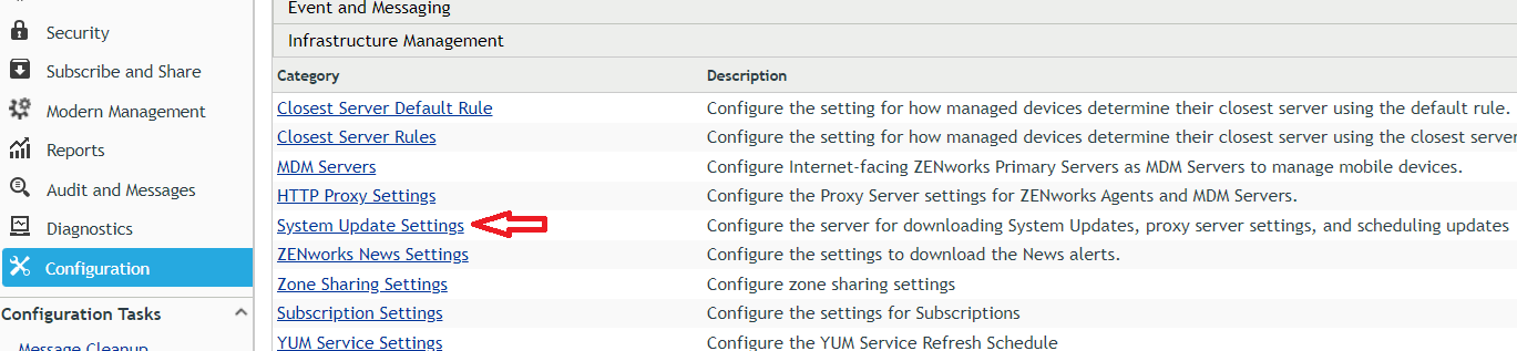 Error 403 trying to check for updates to get monthly ZENworks product ...