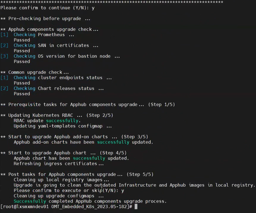 OMT upgrade failed due to customer shutdown some nodes.
