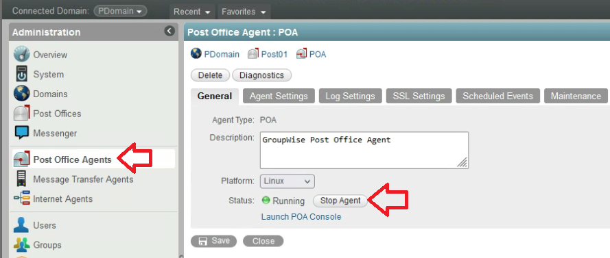 POA logs not visible in POA http Console