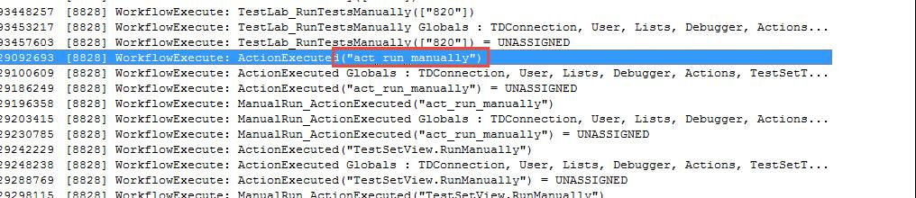 How to identify ALM workflow actions?