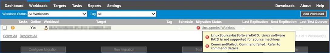 Add Workload results in 