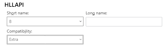 How to set the HLLAPI Shortname values for IBM host sessions in ...