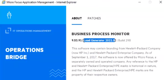 BPM patch LG2022 version detail does not get updated after installing