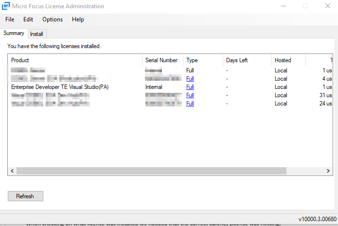 Enterprise Developer for Visual Studio does not have a valid license