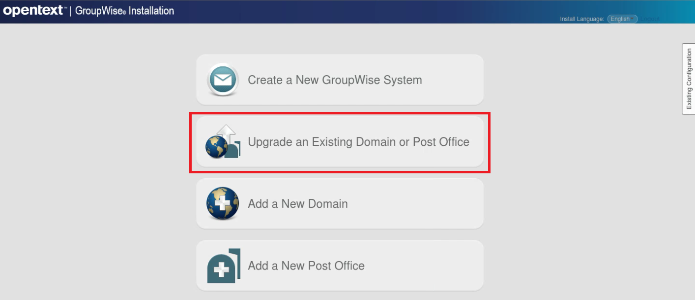 How to upgrade GroupWise Domain and Post Office databases