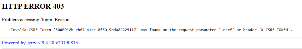 Filr HTTP 403 Error Encountered