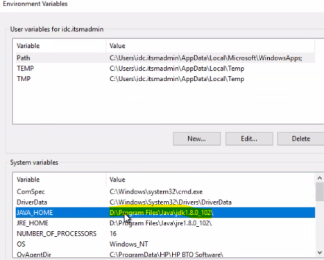 CIT JVM pop up error