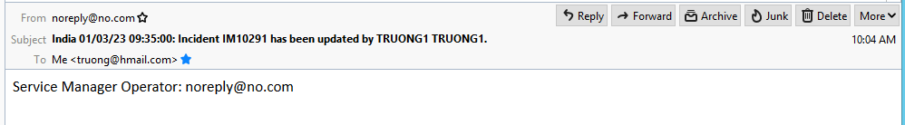 Multiple mailFrom for emailout process