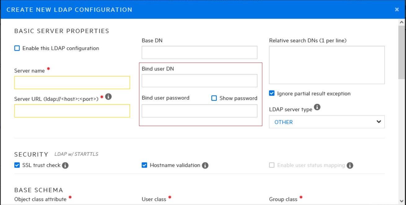 LDAP User is not able to login to Fortify SSC after upgrade to new version