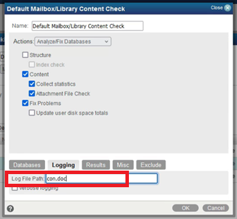 GroupWise POA Maintenance 'Log File Path' value will not clear once ...