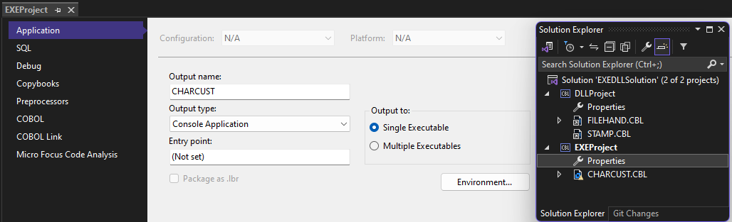 Moving Existing Native COBOL Applications from Net Express to Visual COBOL
