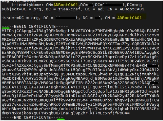 NA scheduled EmailReportTask is failing due to missing root SSL ...