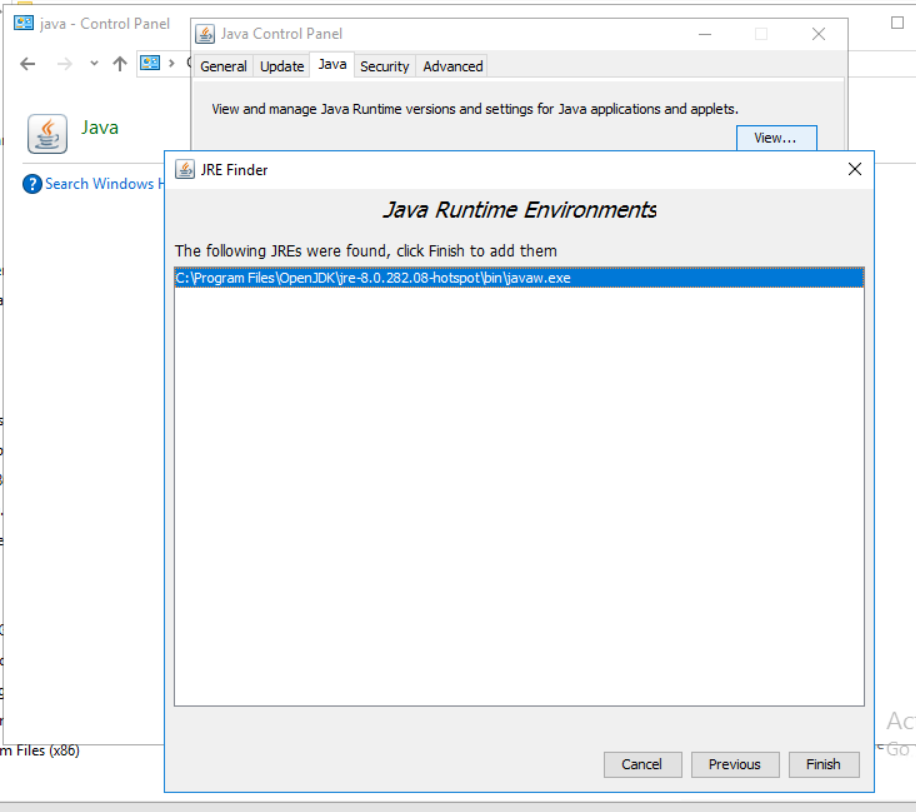 APM - How to access APM UI with OpenJDK