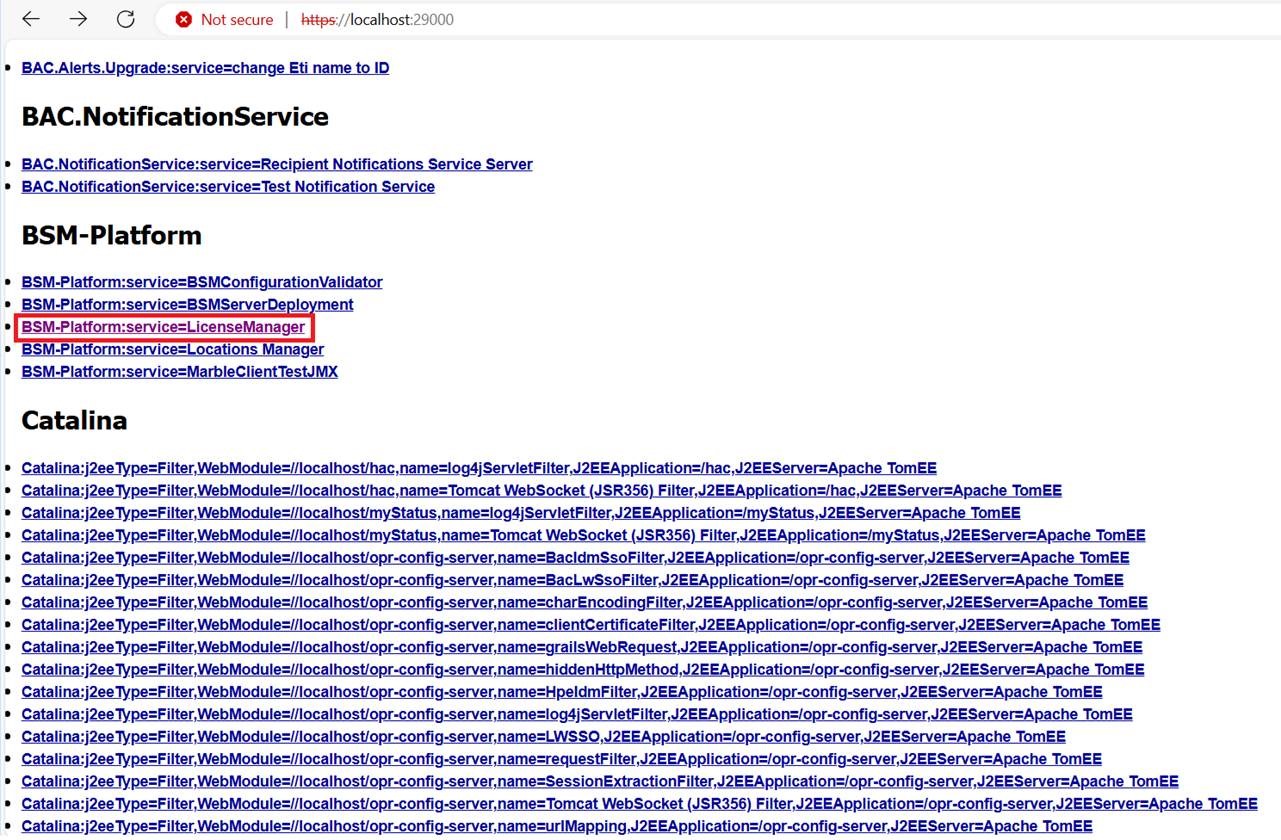 Operations Agent license shows 