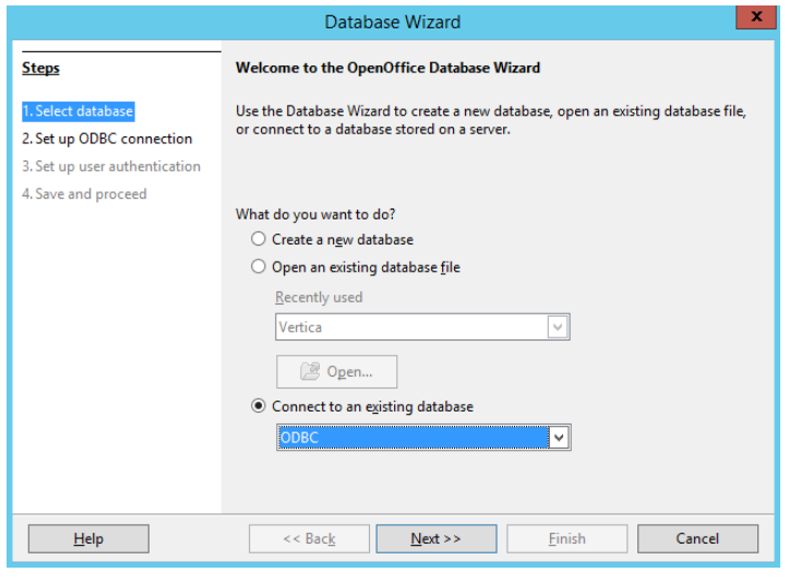 Vertica Integration with Apache OpenOffice Base: Connection Guide