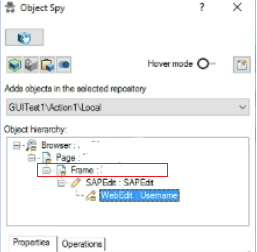 UFT 24.2 recognizes Frame as SAPiView in SAP Web application