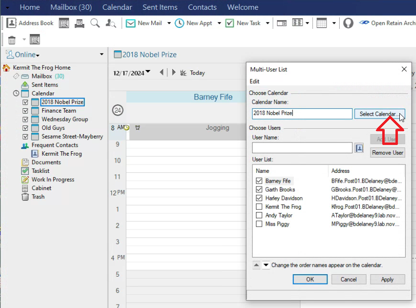 Multi-User Calendar Cleanup