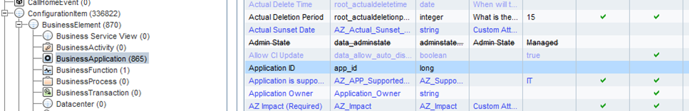 Application ID attribute with type (Long) is being treated as a string ...