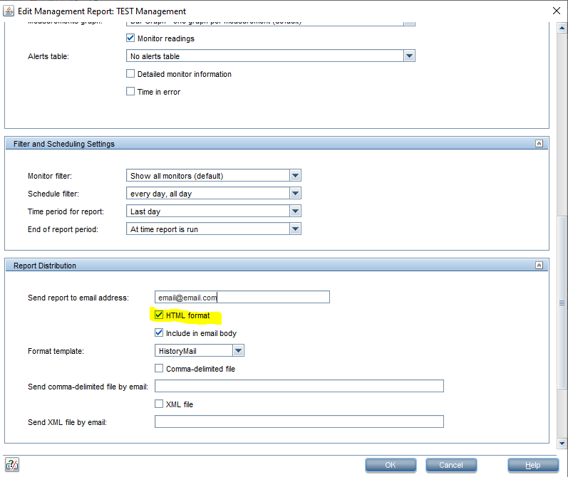 SiteScope 24.4 Reports not sending when HTML format option is used