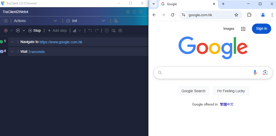 TC2.0 - Action block starts the browser with “about:blank” page