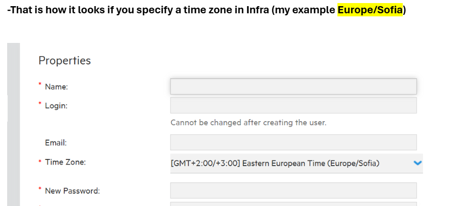 After changing the user time zone, the user cannot see the Views in ...