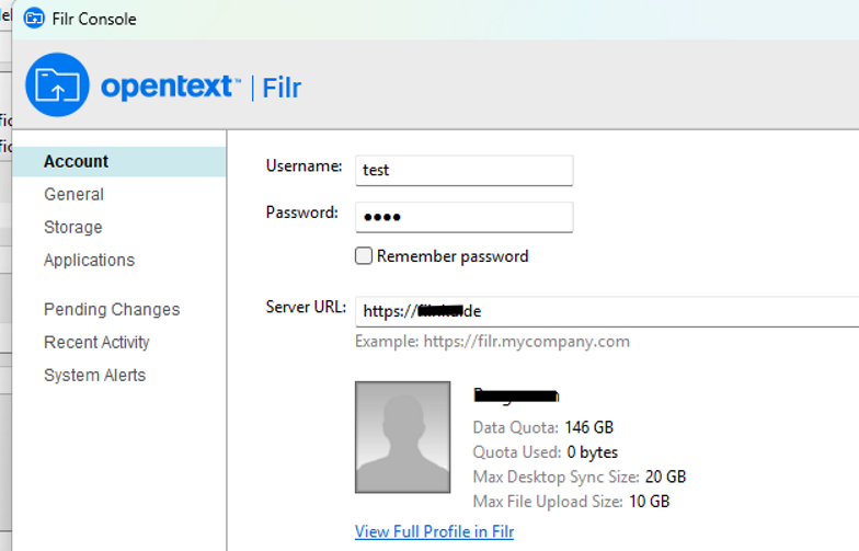 Filr Desktop Client Error: “The server is not an OpenText Filr server ...