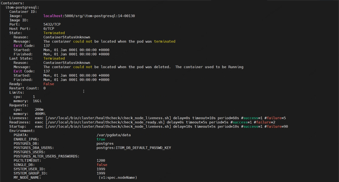 Pods Stuck in Init, Terminating, or CrashLoopBackOff State in ArcSight ...