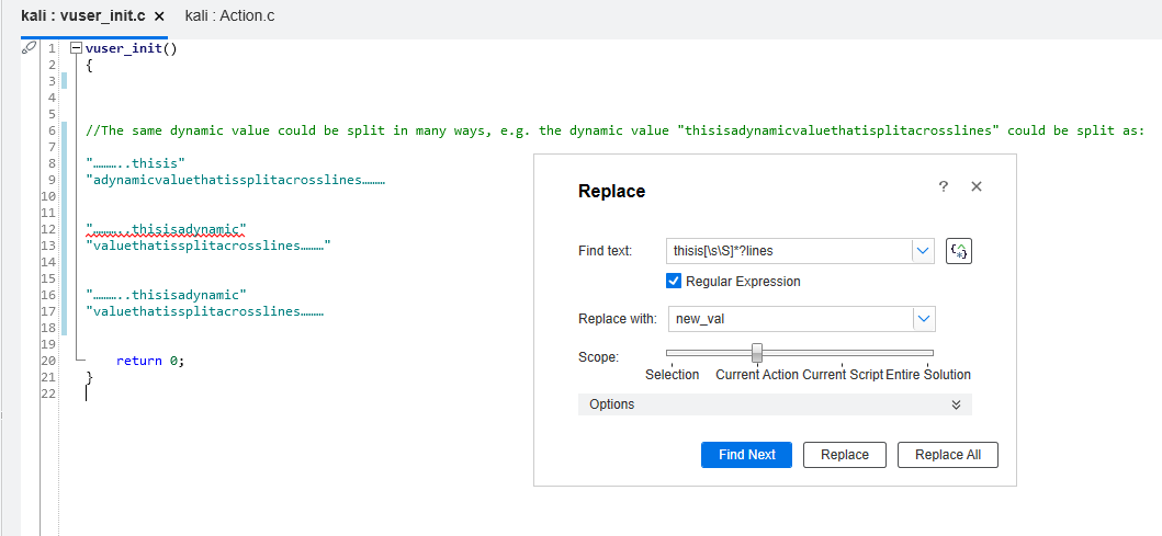 Using Regular Expression to Match a Split String