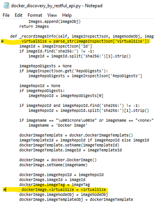 Universal Discovery and CMDB: Docker Discovery returns an error ...