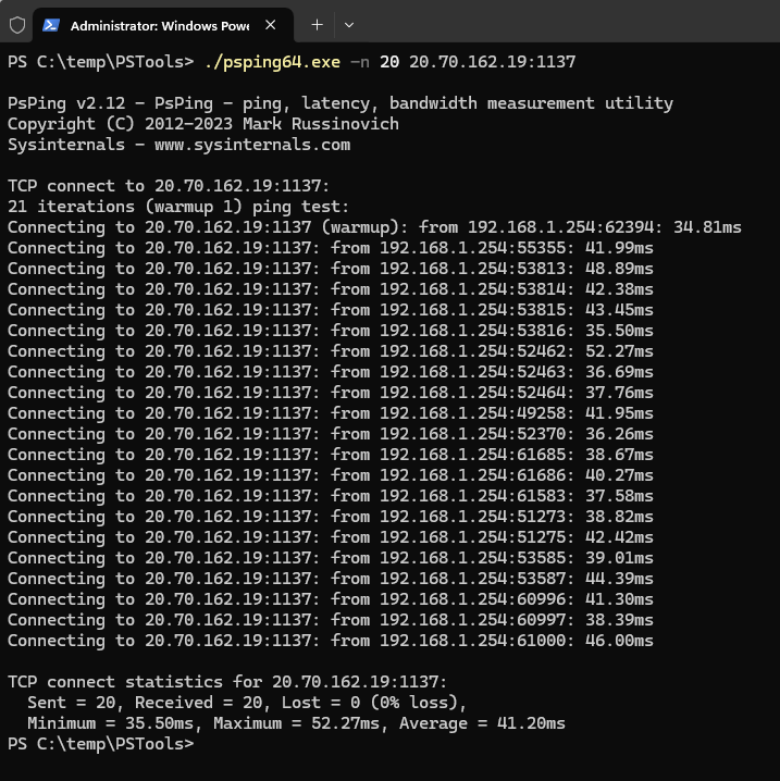 Determining Average Latency on your network