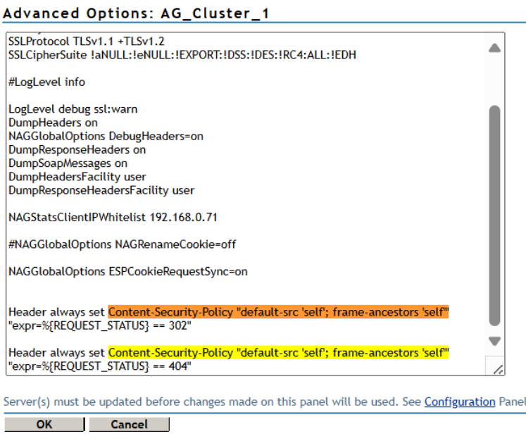 Access Manager – Content‑Security‑Policy header not added when ...