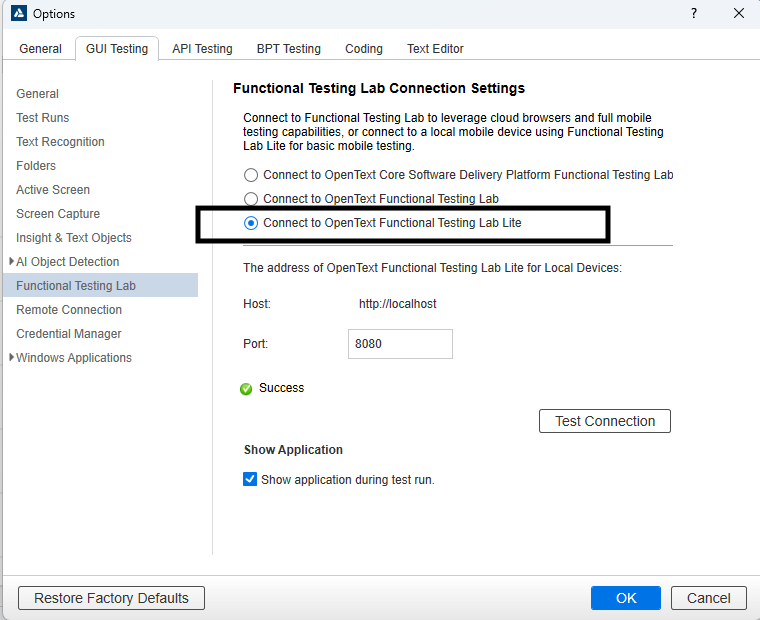 Using Functional Testing (FT) Lab Lite with UFT One for Basic Mobile ...