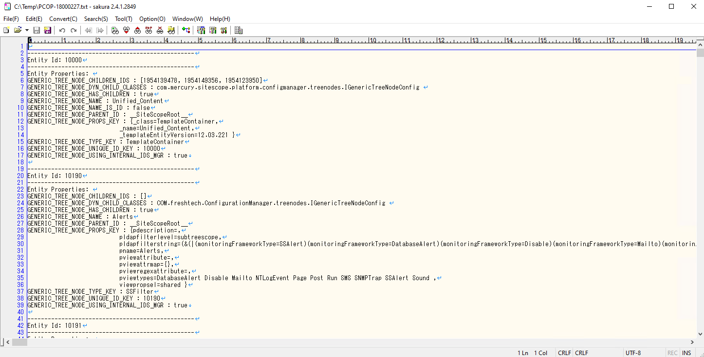 SiteScope - Basic usage of Persistency Comparison Tool ...
