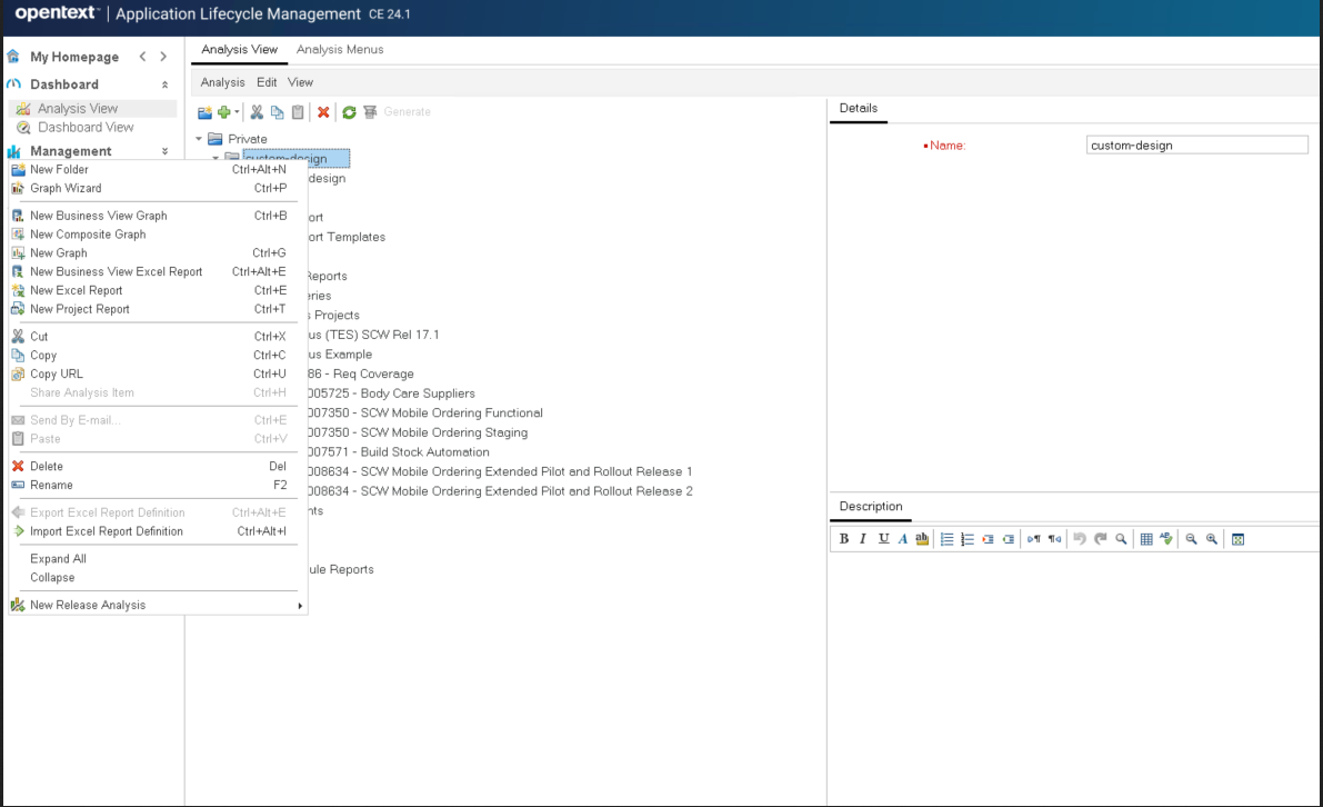 Export design steps in ALM 24.x