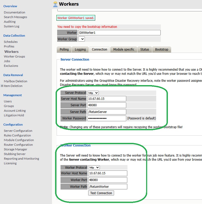After upgrading Retain to 25.4 version, a RetainWorker cannot connect ...