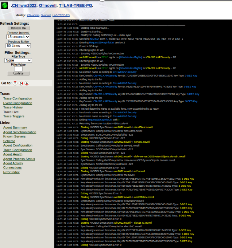 Checking for 56-bit DES tree keys prior to upgrading to eDirectory
